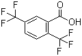 structure of CAS# 42580-42-7, 2,5-Bis(trifluoromethyl)benzoic acid