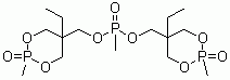 Bis[(5-ethyl-2-methyl-1,3,2-dioxaphosphorinan-5-yl)methyl] methyl phosphonate P,P'-dioxide molecular structure (CAS 42595-45-9)