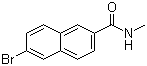 6-Bromo-N-methyl-2-naphthalenecarboxamide molecular structure (CAS 426219-35-4)