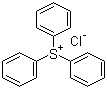 Triphenylsulfonium chloride molecular structure (CAS 4270-70-6)