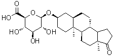 表雄酮葡糖苷酸分子结构 (CAS 4271-00-5)