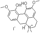 Magnoflorine iodide molecular structure (CAS 4277-43-4)