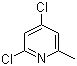 2,4-Dichloro-6-methylpyridine molecular structure (CAS 42779-56-6)