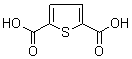 2,5-噻吩二羧酸分子结构 (CAS 4282-31-9)