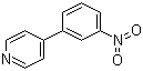 4-(3-硝基苯基)吡啶分子结构 (CAS 4282-48-8)