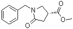 (3R)-5-Oxo-1-(phenylmethyl)-3-pyrrolidinecarboxylic acid methyl ester molecular structure (CAS 428518-36-9)