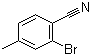 结构式 CAS# 42872-73-1, 2-溴-4-甲基苄腈