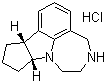 (8aR,11aR)-4,5,6,7,8a,10,11,11a-Octahydro-9H-cyclopenta[4,5]pyrrolo[3,2,1-jk][1,4]benzodiazepine hydrochloride molecular structure (CAS 428868-35-3)