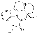 Ethyl eburnamenine-14-carboxylate molecular structure (CAS 42971-12-0)