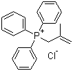 structure of CAS# 4303-59-7, (2-Methylallyl)triphenylphosphonium chloride;Methallyltriphenylphosphonium chloride