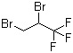 1,2-二溴-3,3,3-三氟丙烷分子结构 (CAS 431-21-0)