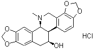 Chelidonin hydrochloride molecular structure (CAS 4312-31-6)