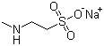 N-Methyltaurine sodium salt molecular structure (CAS 4316-74-9)