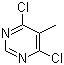 structure of CAS# 4316-97-6, 4,6-Dichloro-5-methylpyrimidine