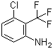 结构式 CAS# 432-21-3, 2-氨基-6-氯三氟甲苯; 6-氯-2-氨基三氟甲苯