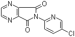 6-(5-Chloro-2-pyridyl)-5H-pyrrolo[3,4-b]pyrazine-5,7(6H)-dione molecular structure (CAS 43200-82-4)