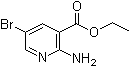 2-Amino-5-bromonicotinic acid ethyl ester molecular structure (CAS 433226-06-3)