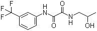 结构式 CAS# 433241-66-8, N-(2-羟丙基)-N'-[3-(三氟甲基)苯基]乙二酰胺