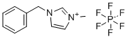 1-苄基-3-甲基咪唑鎓六氟磷酸盐分子结构 (CAS 433337-11-2)