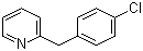 结构式 CAS# 4350-41-8, 2-对氯苄基吡啶