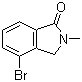 4-Bromo-2-methylisoindolin-1-one molecular structure (CAS 435273-55-5)