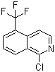 结构式 CAS# 435278-04-9, 1-氯-5-(三氟甲基)异喹啉