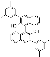 structure of CAS# 435327-17-6, (1S)-3,3'-Bis(3,5-dimethylphenyl)[1,1'-binaphthalene]-2,2'-diol