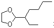 2-(1-乙基戊基)-1,3-二氧杂戊环分子结构 (CAS 4359-47-1)