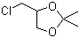 structure of CAS# 4362-40-7, 4-Chloromethyl-2,2-dimethyl-1,3-dioxolane;4-(Chloromethyl)-2,2-dimethyl-1,3-dioxolane