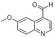6-Methoxy-4-quinolinecarboxaldehyde molecular structure (CAS 4363-94-4)