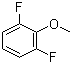 2,6-二氟苯甲醚分子结构 (CAS 437-82-1)