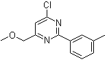 4-氯-6-(甲氧基甲基)-2-(3-甲基苯基)嘧啶分子结构 (CAS 438249-83-3)
