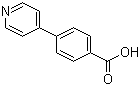 structure of CAS# 4385-76-6, 4-Pyrid-4-ylbenzoic acid;4-(4-Pyridinyl)benzoic acid