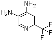 6-Trifluoromethylpyridine-3,4-diamine molecular structure (CAS 438564-37-5)