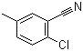 structure of CAS# 4387-32-0, 2-Chloro-5-methylbenzonitrile