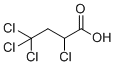 2,4,4,4-Tetrachloro-butyric acid molecular structure (CAS 4387-77-3)