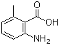 2-氨基-6-甲基苯甲酸分子结构 (CAS 4389-50-8)