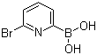 6-Bromopyridine-2-boronic acid molecular structure (CAS 440680-34-2)