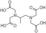 structure of CAS# 4408-81-5, 1,2-Diaminopropane-N,N,N',N'-tetraacetic acid;(Propylenedinitrilo)tetraacetic acid