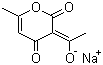 Sodium dehydroacetate  molecular structure (CAS 4418-26-2)