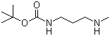 结构式 CAS# 442514-22-9, 2-(甲基氨基)丙基氨基甲酸叔丁酯