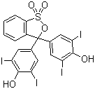 四碘酚磺酞分子结构 (CAS 4430-24-4)