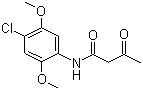 结构式 CAS# 4433-79-8, 乙酰乙酰-4-氯-2,5-二甲氧基苯胺; 色酚 AS-IRG