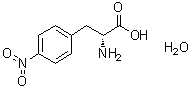 4-Nitro-D-phenylalanine monohydrate molecular structure (CAS 444777-67-7)