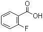 邻氟苯甲酸分子结构 (CAS 445-29-4)