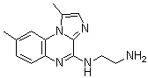 structure of CAS# 445430-58-0, N-(1,8-Dimethylimidazo[1,2-a]quinoxalin-4-yl)-1,2-ethanediamine