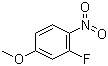 structure of CAS# 446-38-8, 3-Fluoro-4-nitroanisole;2-Fluoro-4-methoxynitrobenzene