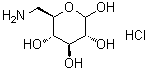 D-6-Amino-6-deoxyglucopyranose hydrochloride molecular structure (CAS 4460-60-0)