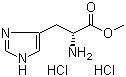 结构式 CAS# 4467-54-3, D-组氨酸甲酯二盐酸盐