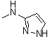 N-Methyl-1H-pyrazol-3-amine molecular structure (CAS 446866-62-2)